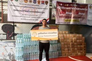 ส่งมอบเรือกู้ภัย น้ำดื่มและน้ำนมข้าวโอ๊ตแบรนด์ลัฟ ช่วยผู้ประสบอุทกภัยใหญ่ อ. หาดใหญ่