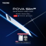 ‘TECNO POVA SLIM’ สมาร์ตโฟน 5G จอโค้ง บางที่สุดในโลก