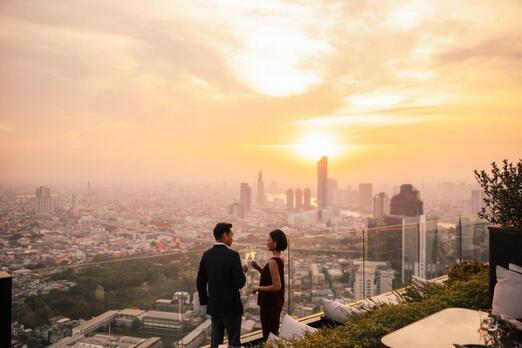 ดินเนอร์วาเลนไทน์เหนือเส้นขอบฟ้า