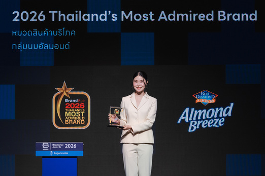 คว้าอันดับ 1 Thailand’s Most Admired Brand 2026