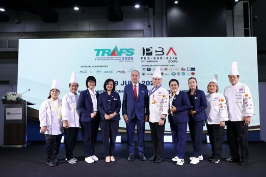 “TRAFS & PUB BAR ASIA 2026” ปักหมุดแลนด์มาร์ก HORECA ปลุกกระแสอาหาร-เครื่องดื่มไทยสู่เอเชีย 9-12 ก.ค. นี้ ณ ไบเทค บางนา